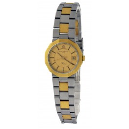 Baume Mercier Riviera 5221 25mm 18k Gold Stainless Steel Date Quartz Watch