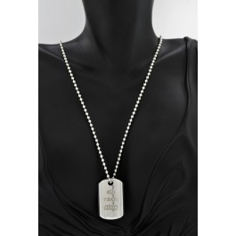 Tiffany and co shop mens dog tag necklace