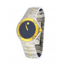 Movado Museum Sports Edition SE 37mm Two Tone Steel Quartz Watch 81 G1 1892 