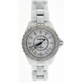 Chanel j12 clearance watch diamond bezel