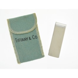 Vintage Tiffany & Co 925 Sterling Silver Money Clip No Monogram With Pouch