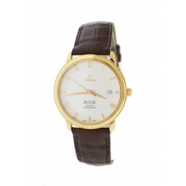Omega Deville Prestige Co-Axial Chronometer 36.5mm 18k Rose Gold Automatic Watch