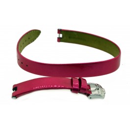 Authentic Baume & Mercier Linea 14mm Metallic Pink Patent Leather Watch Strap