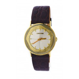 Vintage Longines Cal 370 30mm 10k Gold Filled Fancy Dial Mechanical Wristwatch 