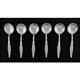 Lily by Whiting Sterling Silver Bouillon Soup Spoon 5" 