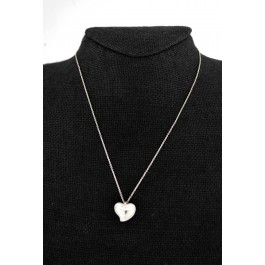 Tiffany and co shop puffed heart necklace