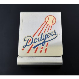 Vintage 1950 Brooklyn Dodgers Baseball Team Home Schedule Metal Cigarette Case