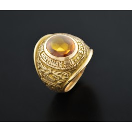 1957 The Artillery And Guided Missile School OCS 10k Gold Military Class Ring