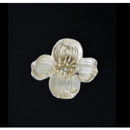 Vintage Tiffany & Co 925 Sterling Silver Dogwood Flower Brooch Pin