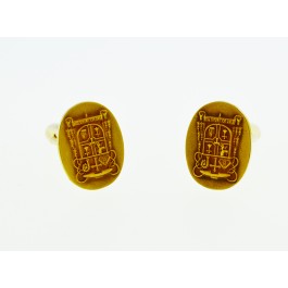 Antique Rare Dieges and Clust 14K Yellow Gold Cufflinks