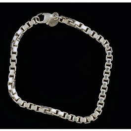 Tiffany silver box chain bracelet shop