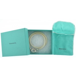 Tiffany & Co Somerset Toggle Necklace Sterling Silver Box Pouch