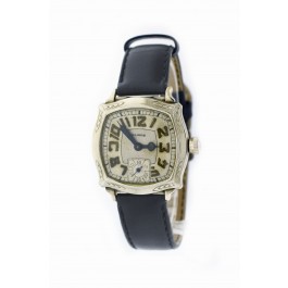 Deco Illinois Jolly Roger Exploding Dial 14k WGF Triple Signed 17 Jewels Watch