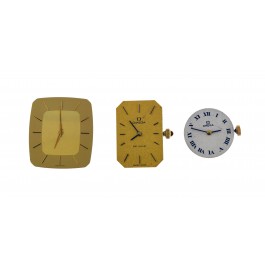 3 Omega Mechanical Quartz Watch Movements Deville Dial Cal 625 620 PARTS REPAIR