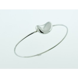 Tiffany Co Elsa Peretti Bean Wire Bangle Bracelet Sterling