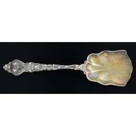 Antique 1890 Unger Brothers Douvaine Sterling Silver Bon Bon Spoon 4.5" No Mono