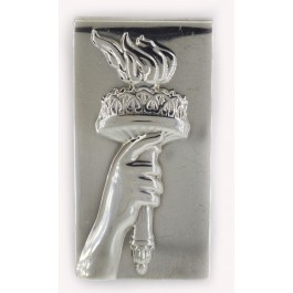 Vintage Tiffany Co 925 Sterling Silver Statue Of Liberty Torch Money Clip Coin Exchange NY
