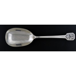 Tiffany & Co Strawberry In Square Sterling Silver Berry Casserole Spoon 9 3/8"