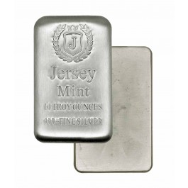 Jersey Mint 10 oz .999 Fine Silver Bar