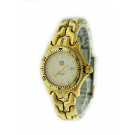 Tag Heuer S/EL Professional 200m WG1330-0 30mm Gold Tone Steel Quartz Watch