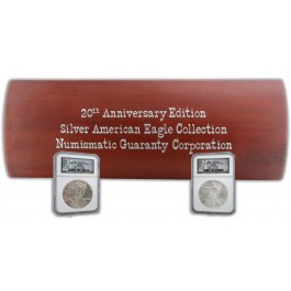 1986 - 2005 $1 Silver American Eagle 20th Anniversary Collection NGC MS68