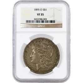 1895 O $1 Morgan Silver Dollar NGC VF35 Very Fine Circulated Key Date Coin