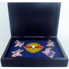 Walt Disney Journey Into Imagination w/ Figment Commemorative 5 Pin Set w/ Box