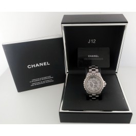 Chanel J12 Chromatic Automatic Titanium Ceramic 42mm Bezel H2934 Wristwatch NOS