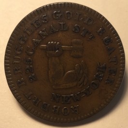 HARD TIME TOKEN ROBERT B. BUGGLES 225 CANAL ST. NEW YORK NY