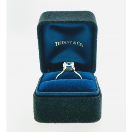 Tiffany Co Paloma Picasso 18k Gold Sugar Stacks Blue Topaz Ring