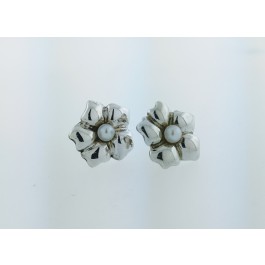 Tiffany Flower Stud Earrings Silver – Redo Luxury