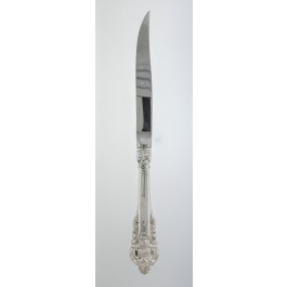 Wallace Grande Baroque 925 Sterling Silver Steak Knife 9 3/8" No Mono