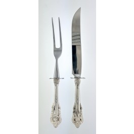 Wallace Grande Baroque Carving Set Sterling Silver 19075