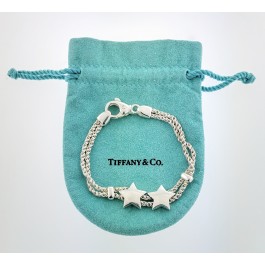 Vintage Tiffany Co Italy Sterling Silver Double Twisted Rope