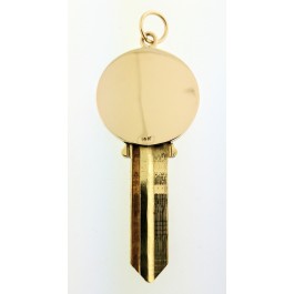 Vintage Tiffany Co 14k Yellow Gold Key Holder Charm Enhancer