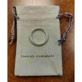 Vintage David Yurman Cable Classic 2.5mm Sterling Silver Band Ring Size 9.5