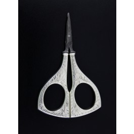 Antique Art Nouveau William B. Kerr Co # 4100 Sterling Silver Sewing Scissors