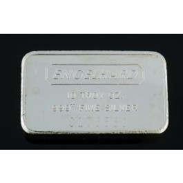 Engelhard 12th Series C Serial Prefix 10 oz 999+ Silver Bar Repeating Back