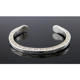 1979 Raymond Twinhorse San Felipe Native American Sterling Silver Cuff Bracelet