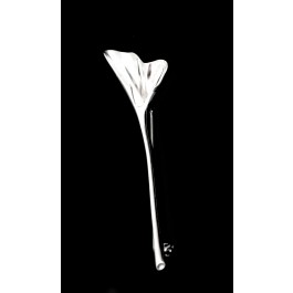 Vintage Tiffany & Co Mexico 925 Sterling Silver Gingko Flower Brooch Pin