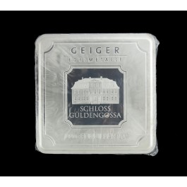 Geiger Edelmetalle Original Square 100 oz .999 Fine Silver Bar Sealed