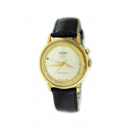Vintage Vulcain Cricket S2313A Gold Filled Stainless Steel Alarm Mechanical Watch