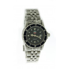 Tag Heuer 1500 Series WD1410-G-20 28mm Steel Black Dial Date Quartz Watch 