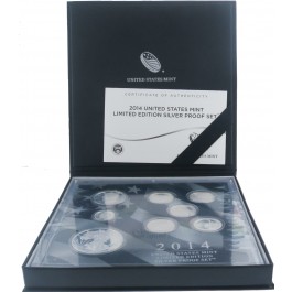 2014 US Mint Limited Edition Silver Proof Set w/ Box & COA