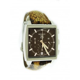 Tag Heuer Monaco Chronograph C2114 38mm Stainless Steel Brown Automatic Watch