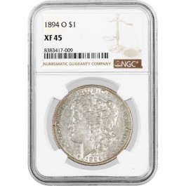 1894 O $1 Morgan Silver Dollar NGC XF45 Extremely Fine Circulated Key Date Coin