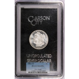 1882 CC Carson City $1 Morgan Silver Dollar PCGS MS65 PL Proof like GSA Hoard 