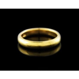 Antique Tiffany & Co 22k Yellow Gold 3.7mm Wedding Band Ring Size 6