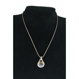 Vintage 1999 Tiffany & Co 18k Gold Sterling Silver Hematite Snake Chain Necklace