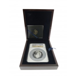 2018 10£ 5 oz Silver Proof Queen's Beasts The Red Dragon of Wales NGC PF69 UC